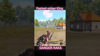 FASTEST😈  DOUBLE SNIPER KING 👑 PUBG BGMI | DANGER RAKA🔥#shorts #short #viral #sniper #trending #pubg