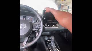 2023 Toyota Corolla radio replacement