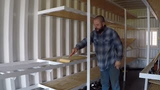 Finishing The Interior Shipping Container Storage