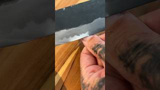 Thinning a $100 knife into a $200 knife