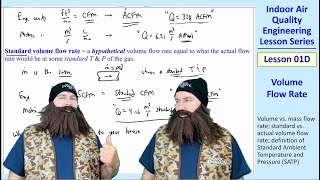 IAQ Engineering Lesson 01D: Volume Flow Rate