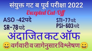 Combine Group B|| Excepted Cut-Off|| संयुक्त गट ब अपेक्षित कट ऑफ.