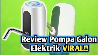 REVIEW POMPA GALON ELEKTRIK VIRAL - bukan (video viral kursi hijau)