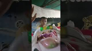 Adek Zhafran Naik Odong Odong