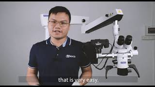 Soco scm600 Operating microscope foot control installation video (3)