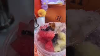 kakaibang fruit salad! 水果冰