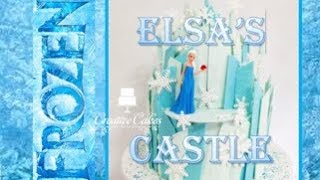 Frozen Fever Cake - Elsa's Castle (How to make)