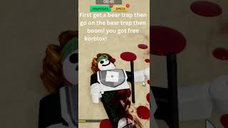 HOW TO GETFREE KORBLOX (2023)