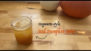 iced pumpkin juice fit for a hogwarts halloween feast