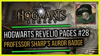 Hogwarts Castle Field Guide Revelio Pages #28 Professor Sharp's Auror Badge