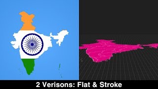 India Map Kit - After Effects Template