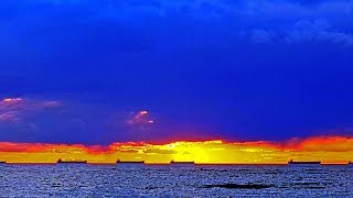 Chesapeake Bay Sunset with awesome lens flair 4 20 2018 Jim Baugh Outoors TV