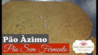 PÃO ÀZIMO (pão sem fermento) ''para SANTA CEIA''