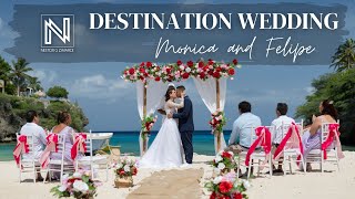 Monica + Felipe | Destination Wedding at Playa Lagun | Curacao | Cinematic Highlights Video