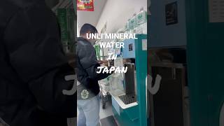 Unli mineral water in Japan at Sugi store #japantravel #ilovejapan #shortvideo #shorts #japan #short