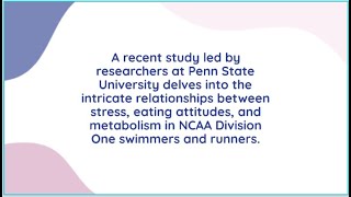 Sport-Related Stress May Affect Whether College Athletes Eat Enough Calories