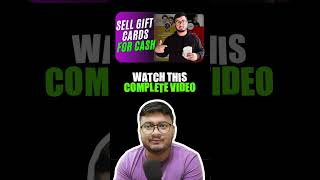 Top 3 Sites to Sell Gift Cards for UPI Cash Fast! #shorts