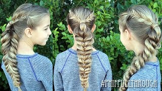 FISHTAIL BRAID +PULL THROUGH BRAID COMBO!