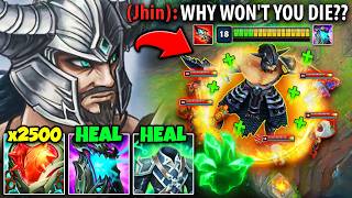 THIS INFINITE HEALING TRYNDAMERE BUILD IS SECRETLY BROKEN (THEY CAN'T KILL YOU LOL!)