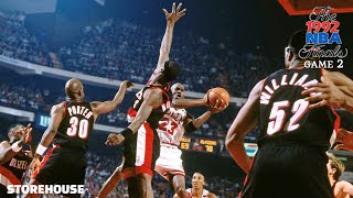 Michael Jordan Highlights: 1992 NBA Finals Game 2 (39 Points)