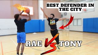 1v1 GAME AGAINST THE SHIFTIEST 6’2  G LEAGUE ATHLETE ￼| MUST WATCH‼️ ￼IT GOT CRAZY😱🤯#basketball