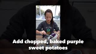 How to make gluten free purple sweet potato pie