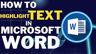 How to Highlight Text in MS Word (word highlight text)