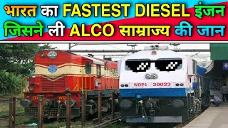 WDP4🇮🇳India's Fastest diesel locomotive🔥WDP4B Highspeed EMD that killed ALCO & ruled Indian Railways