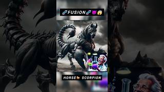 horse 🐎 🧬SCORPION🧬#ai#fusion#viral#animals#fyp#aiart #horse#scorpio#animation#fyp