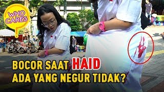 BOCOR SAAT HAID ADA YANG NEGUR TIDAK ? | Social Experiment