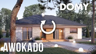 Projekt domu Awokado - widok 360º