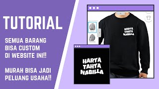 CARA MEMBUAT DESAIN BAJU HARTA TAHTA || CUSTOM BAJU MURAH - Ciptaloka