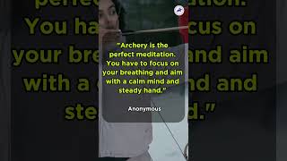 Archery is the perfect meditation #motivation #archery #archery