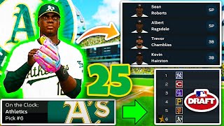 MEGA BUST or ANOTHER STAR? MLB DRAFT! | MLB the Show 23 Oakland Athletics Franchise Mode Ep25