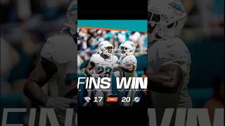 MIAMI DOLPHINS WITH A COMEBACK DUB!🥶🐬#nfl#highlights#miami