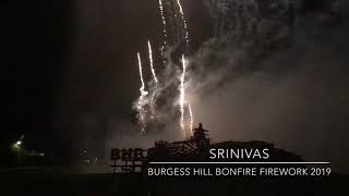 Burgess Hill Bonfire Fire Works 2019