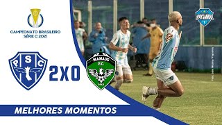 Paysandu 2 X 0 Manaus Melhores Momentos Série C 2022