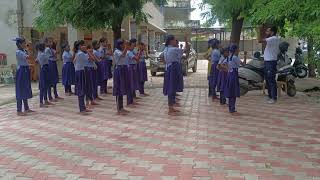 SELF DEFENCE training by Mayur Parmar. vasajda primary school girls block practice. @ part-2 @