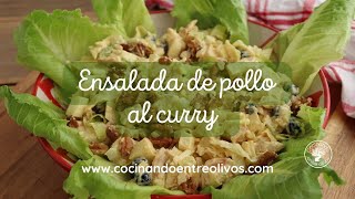 Ensalada de pollo al curry