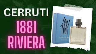 Cerruti 1881 Riviera fragrance review