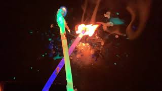 Crafting a Masterpiece with Glow Sticks