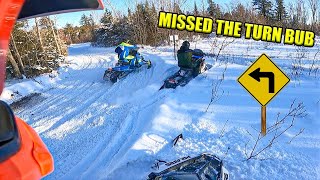 Polaris Indy LXT 550 Ripping Trail 14 UP Michigan