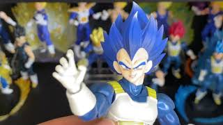 SH FIGUARTS TONSEN ART TOYS Vegeta Head Set (Part 4 of 6) BERSERKER BLUE