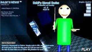 Baldi Unreal Basics v1.5 Chapter II completed (easy)