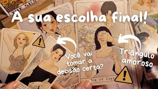 Triângulo amoroso: QUEM VOCÊ VAI ESCOLHER? 🤔 #tarot