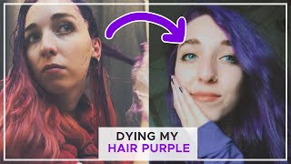 I DYED MY HAIR PURPLE | Deep Purple Directions 🔮