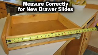 How to Measure for New Side Mount Drawer Slides | The Fixer Clips