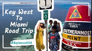 Key West to Miami Road Trip | Southernmost Point of USA | 90 miles to Cuba | Good bye Key West