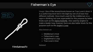 How To Tie A Fisherman's Eye Knot Fishing 3D Preview