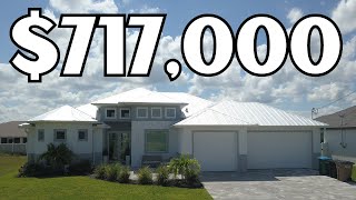 INSIDE a $717,000 Cape Coral Luxury Home | Modern Property Tour | Living in Cape Coral FL